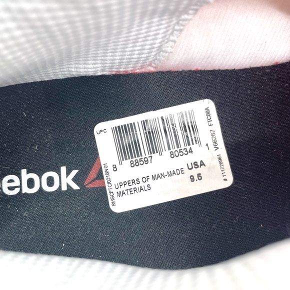 New W/O Box Reebok Women’s 3D Fuse Frame Orange & White Athletic Sneakers Sz 9.5 - Picture 4 of 7